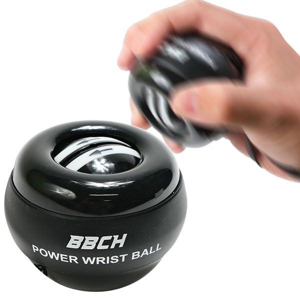 Amazon | BBCH パワーリストボール, 握力・腕力トレーニング用, 自動
